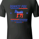 Donkey Pox T-Shirt - Satirical Take on Current Events - Tee, Menswear Casual Top Underwear t shirt funny meme