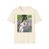 Detroit Football AmonRa St Brown Kiss Meme Unisex T-Shirt, Lions Fan Tee, Detroit Funny Shirt