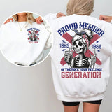 Customize Proud Gen X skull drink Shirt Raised On Hose Water And Neglect T-Shirt, Vintage Inspired Shirt, Funny Saying Shirt, Sarcasm Quotes Shirt, Humorous Shirt