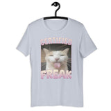 Certified Freak Funny Cat Meme T-shirt, Gift for Him and Her, Offensive Memes T-shirt, Cat Meme T-shirt, Ironic T-shirt, Goofy Ahh Edging Tee