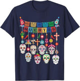 Dia De Los Muertos Funny Day of the dead Hanging skulls T-Shirt Style001