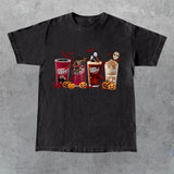 Dr Pepper Horror Shirt, Horror Movie Characters Shirt, Halloween Crewneck, Spooky Season, Halloween 2024 T-shirt