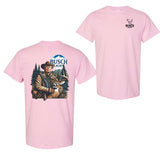 Busch Light Hunting Hoodie, Sweatshirt, T-shirt - Hunter with Deer Graphic Hoodie for Outdoor Enthusiasts, Perfect for Nature Lovers Menswear Style001
