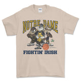 1994 Notre Dame Fightin' Irish Looney Tunes T-Shirt, graphic vintage sports tees for men Style001
