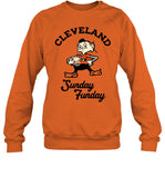 Ben Axelrod Cleveland Browns Elf Sunday Funday Sweatshirt