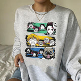 Demon Slayer team Shirt, Tanjiro Zenitsu Inosuke Shirt,Demon Slayer t-shirt, Kimetsu no Yaiba Shirt, Anime sweatshirt hoodie, Anime lover t-shirt Mens