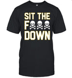 AJ Burnett Sit The Fuck Down T-Shirts Limited