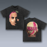 C.BROWN BIG HEAD 2 SIDES Cotton Vintage Shirt To Match Sneaker Hiphop Clothing Rapper Merch Shirt, Hiphop Tour Concert 2024, Gift For Fan Y2K Aesthetic Hoodie Sweatshirt