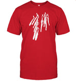 doves shadow print charcoal shirt