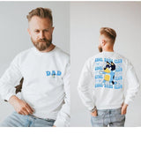 Cool Dad Club Sweatshirt, Bluey Cool Dad Club Sweat,Dad Birthday Gift, Funny Dad T-shirt, Bluey Fathers Day Shirt - Gender-Neutral Appeal - Multiple F