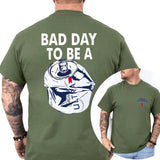 Bad Day To Be A Michelob Ultra T-shirt 2-Sided, Men's Drink Shirt, Beer Drinking Tee, Funny Gift For Men, Classic Casual Menswear, Soft Cotton Tshirt Style001