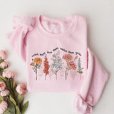 Cute Floral Teacher Sweatshirt, Teach Them Love Them Watch Them Teacher Sweatshirt, Back To School, Teacher Life Sweatshirt, Teacher Gifts