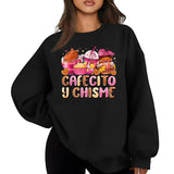 Cafecito Y Chisme Latina Iced Coffee Social Club T-Shirt Sweater Hoodie Style001