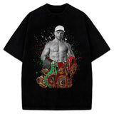 Canelo Alvarez Undisputed Champ Mexico Goat Saul Alvarez Boxing Vintage Style Graphic Design T-Shirt Crewneck Cotton Style001