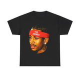 Allen Iverson Retro Vintage 90s Styled Graphic T-Shirt Ball Fan Basketball Legend Tee Casual Classic Cotton Menswear Top Tshirt Streetwear Comfy Day O