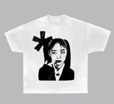 Attitude Tee, graphic, men, women, unisex, y2k, fashion, streetwear, 100% cotton, screen print, crew neck, short sleeve, t-shirt Top Womenswear Underw