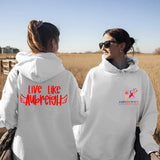 Aubreigh Wyatt Hoodie, Live Like Aubreigh Double sided Sweater, Womenswear Hoodie & Sweaters,Gift For Women,Live Like Aubreigh Sweatshirt