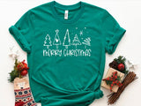 Christmas Trees T-Shirt, Shirts For Women, Christmas Tee, Cute Christmas Shirts, Holiday Tee