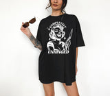 Completely Unhinged- T-Shirt, Retro Graphic, Kitsch, Funny Apparel, Gift Idea, Relaxed Fit, Casual Apparel, Cute Top, Great with Jeans, All Seasons, F