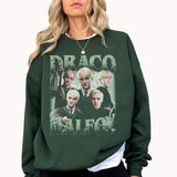 Draco Malfoy Merch, Draco Malfoy Slytherin Shirt, Retro Wizards Castle Sweatshirt, Vintage Hogwarts House Sweatshirt, Potterhead Sweatshirt Gift, Magi