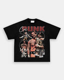 CM PUNK TEE, Wrestling Graphic Tee, Sports T-shirt, Athlete Shirt, Wrestling Gift, Fitness Tee Crewneck Clothing Cotton Menswear Style001