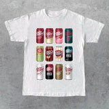 Dr. Pepper Cans Crewneck Shirt and T-Shirt Casual Menswear Style001