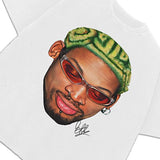 Dennis Zig Zag Green Hair Hollywood 90's Vintage Design T-Shirt Style001