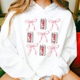 Coquette Bow Sweatshirt, Diet Coke Crewneck, Gift for Her, Diet Coke Lover, I Need A Diet Coke, Diet Coke Fans Sweater, Christmas Drink, Trending, Bes