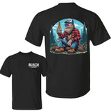Busch Light -Beer- igfoot- Sasquatch & Busch Light beer T-shirt , Casual Graphic Round Neck T-shirt for Summer, Fashion Top for Daily Wear, T shirt Fo