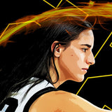 Caitlin Clark T-Shirt From The Logo Custom Fan Art Graphic Tee Crewneck Cotton Menswear Top