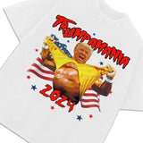 Donald Trump Trumpster Ripping Shirt Like Hogan President 2024 Victory Custom Graphic T-Shirt Style001