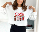 Diet Coke Sweatshirt HoodieT Shirt , Diet Coke Lover Sweatshirt, Funny Coke Shirt, Coke Lover Sweater, Coke Long Sleeve, Diet Coke Shirt, Party Christ