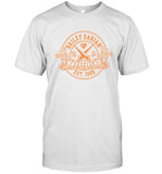 Bailey Sarian Library Crest Bone Suspish Est 1988 Limited Shirt
