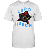 2024 Lord Huron Upside Down Cat Ringer White T-Shirt