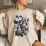 Demon Slayer full characters t-shirt, Demon Slayer main characters shirt, Kimetsu No Yaiba t-shirt, anime sweatshirt hoodie, Tanjiro shirt, Rengoku t-
