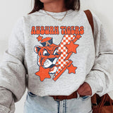 Auburn Tigers Vintage Football NCAA Sweatshirt, Auburn University Vintage Sweatshirt, Unisex Vintage Sweatshirt NCAA, Classic Sport Sweatshirt, Gifts For Football Fan Sport, Cotton, Women