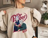 Dr Pepper Sweatshirt, Dr Pepper Michael And Jason Sweatshirt, Dr Pepper Halloween Shirt, Michael Myers Jason Vooheers Crewneck