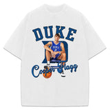 Cooper Flagg Rookie College Basketball Style Men T-Shirt Crewneck Cotton Style001