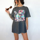 Don't Be Salty - T-Shirt, Cute Skeleton, Bright Graphic, Funny Apparel, Snarky, Gift Idea, Relaxed Fit, Casual Apparel, Cute Top, Great with Jeans, Al