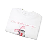 Diet Coke Sweatshirt, Diet Coke humor Sweatshirt, Til Death Humor, Diet Coke Crewneck Sweatshirt, Trendy Shirt