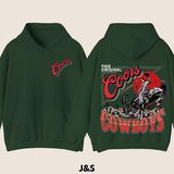 Coors Western Cowboy Hoodie, Sweatshirt,Vintage 90s Graphic Western Hoodie, Retro Coors Hoodie, Wild West Gift, Cool Gift