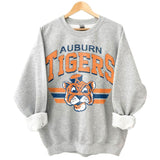 Auburn Tigers Vintage NCAA Sweatshirt, Unisex Auburn Football Shirt, Classic Sport Hoodie, Gifts for Football Fans, Cotton T-Shirt, Hoodie Sweatshirt Style001