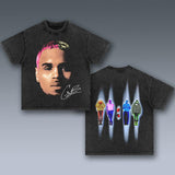 C.BROWN BIG HEAD V4 2 SIDES Cotton Vintage Shirt To Match Sneaker Hiphop Clothing Rapper Merch Shirt, Hiphop Tour Concert 2024, Gift For Fan Y2K Aesth