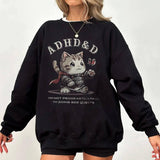 ADHD&D Shirt, Dungeons and Dragons ADHD Shirt, Cat DnD Shirt, Dungeons and Dragons Sweatshirt,Dragon Unisex Tee,Game Masters,Gamer D&D Sweatshirt
