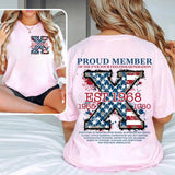 Custom Est.Year Proud Member Hose Water FAFO Gen X 2 Side T-shirt, FAFO Gen X Shirt, Proud Member Generation FAFO 1965-1980 Shirt Style001