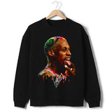 Dennis Tongue Out Hollywood 90's Vintage Design T-Shirt Cotton Menswear Top Basketball Style001