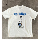 Amon-Ra St.Brown Headstand Football Team T-shirt University Menswear Top Streetwear Shortsleeve Sport Basketball Football