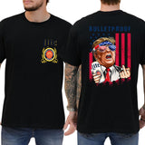 2-Side Miller Lite Beer Bulletproof TShirt, Funny Tee, Gift For Men, Casual Menswear, Classic Cotton Top, Soft Fabric Shortsleeve Shirt Style001