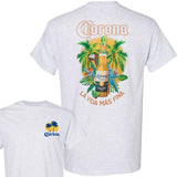 Corona Extra Beer, Corona Extra Bottle 2 sides T-Shirt, For Men, For Women,  Casual Graphic Round Neck T-shirt for Summer, Fashion Men's Top for Daily