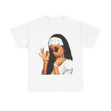 Aaliyah T-Shirt Rap Tee RNB Concert Merch Rare Hip Hop Graphic Print Casual Classic Cotton Menswear Retro Top Vintage Comfy Style001